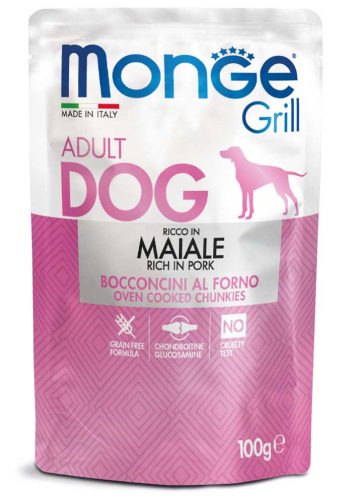 Monge Dog Grill 100g Alutasak Sertés