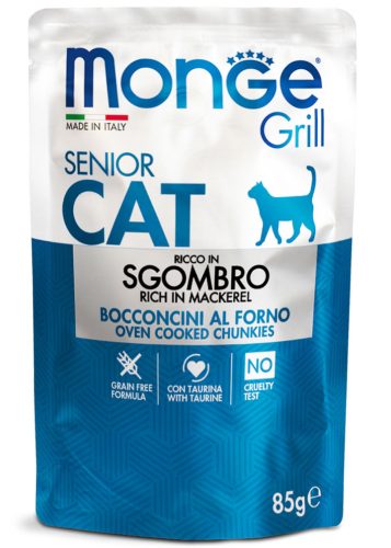 Monge Cat Grill 85g Alutasak Senior Makréla