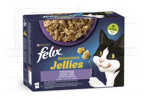 Félix 12x85g Sensation Vegyes Válogatás Aszpikban