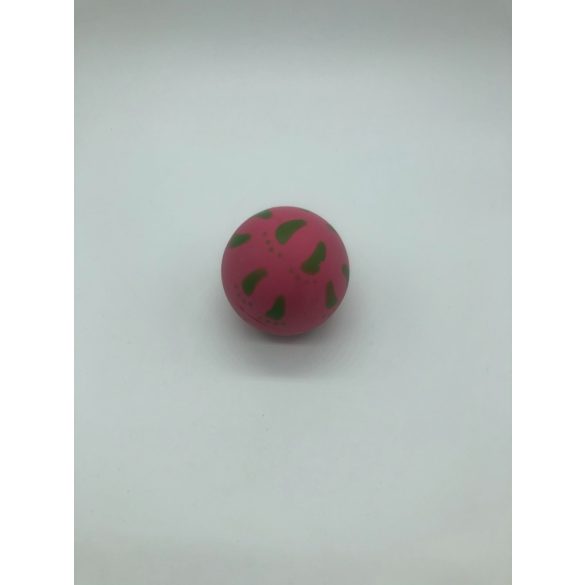 Lábnyomos gumilabda - 7cm - rózsaszín