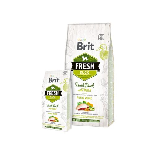 Brit Fresh Kacsa és Köles Active Run & Work 12kg