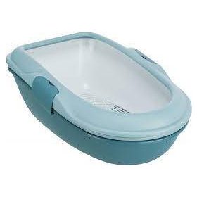   Alomtálca három részes világoskék 59x22x39cm - Trixie Berto Litter Tray - alomtálca szett 