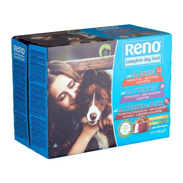 Reno Dog Alutasakos kutyaeledel 12x100g