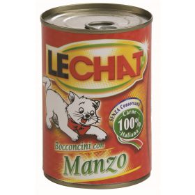 LeChat 400g Marhahúsos konzerv felnőtt macskák részére