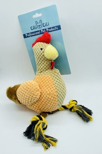 Plüss kakas kutyajáték kb 30cm
