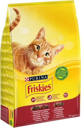 Friskies 10kg Marha száraz macskatáp