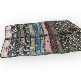   Kisállat hordozó - KÖZEPES - kb. 40x25x23cm - különböző mintákkal