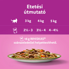 Whiskas Tasty Mix Chef's Choice Vegyes válogatás Mártásban Alutasakos macskaeledel 12x85g