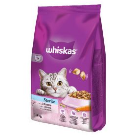 Whiskas száraz 1,4kg Steril Lazac