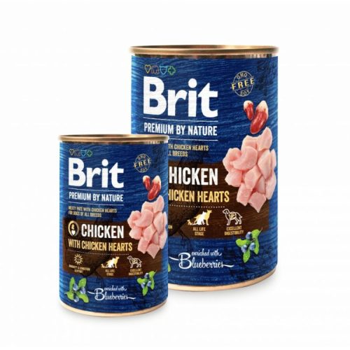 Brit Prémium Adult Paté Csirke Csirkeszívvel 800g Kutyakonzerv