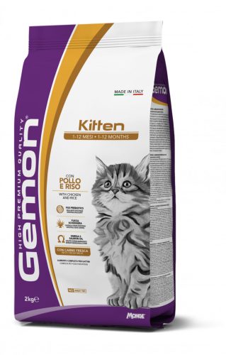 Gemon Cat száraz 2kg Kitten Csirke+Rizs