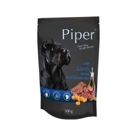   Piper 500g Bárány, Répa és Barna rizs 65% hústartalom Kutya alutasakos