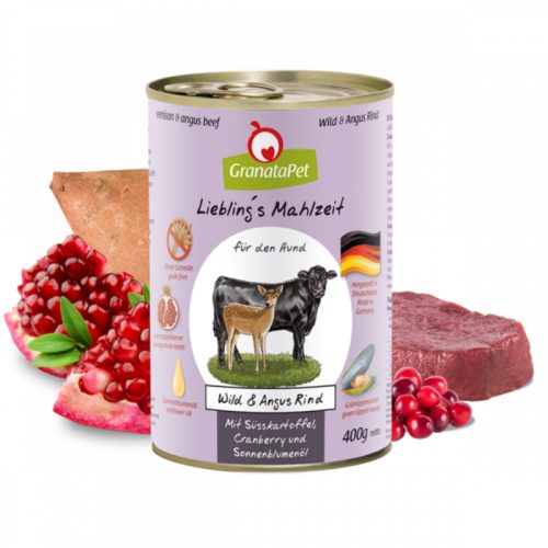 GranataPet Liebling's Mahlzeit Vad és Lazac konzerv 400g