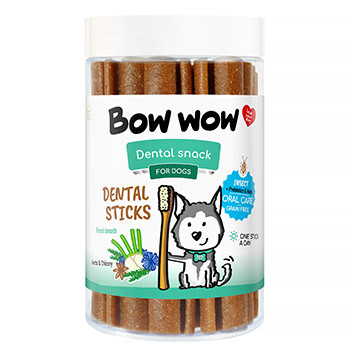 BOW Grain Free Dental Stix rovrafehérje-inulin-gyógynövények 15db BW905