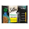 Sheba Nature's Collection Baromfiválaszték Aszpikban Alutasakos macskaeledel 4x85g