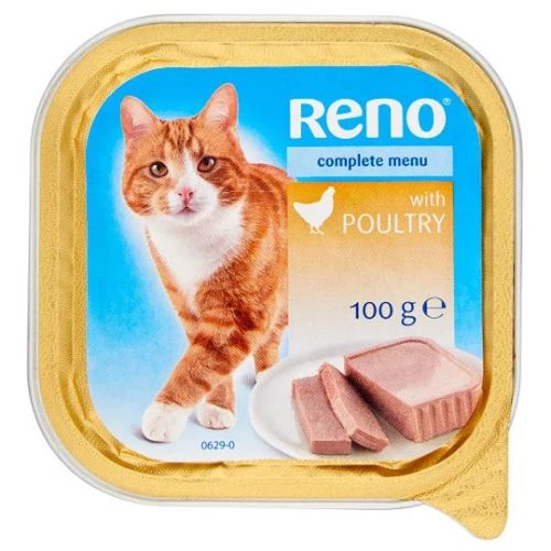 Reno Cat 100g Baromfi Alutálcás macskaeledel
