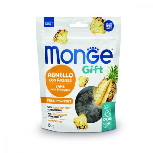 Monge Gift Mozgástámogató - Bárány és ananász 150g jutalomfalat kutyáknak