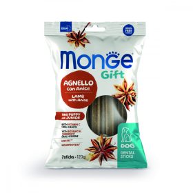   Monge Gift Mini Puppy&Junior - Bárány és ánizs 120g jutalomfalat kutyáknak