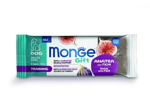 Monge Gift Training - Kacsa és füge 100g jutalomfalat kutyáknak