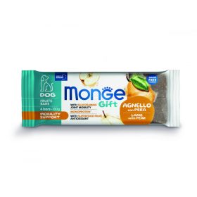   Monge Gift Mozgástámogató - Bárány és körte 100g jutalomfalat kutyáknak