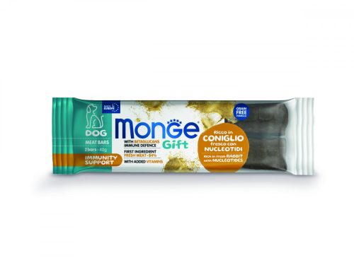 Monge Gift Immunrendszer erősítő - Nyúlhús nukleotidokkal (béta-glükán) 40g jutalomfalat kutyáknak