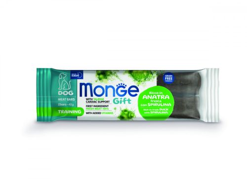 Monge Gift Training - Kacsa és spirulina 40g jutalomfalat kutyáknak