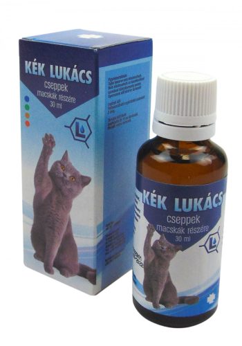 Kék Lukács Cseppek Macskáknak 30ml