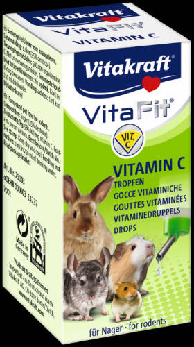 Vitakraft VitaFit C-vitamin csepp - kiegészítő eleség rágcsálóknak 10ml