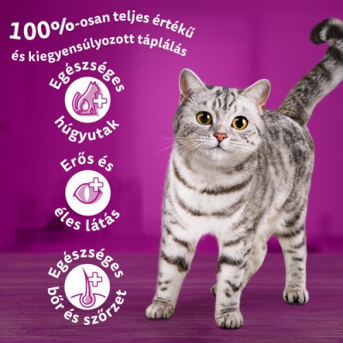 Whiskas 28x85g Tasty Mix Bárány és Pulyka alutasakos macskaeledel csirkehússal mártásban