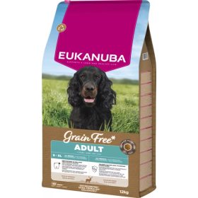   EUKANUBA Gabonamentes 12kg száraz kutyatáp Szarvassal minden fajtának