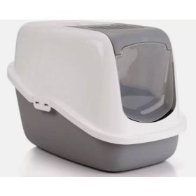 Alomtálca fedeles szürke 56x39x38,5 cm - Savic Nestor