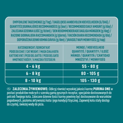 Purina One Steril Marha Száraz macskaeledel 9,75kg