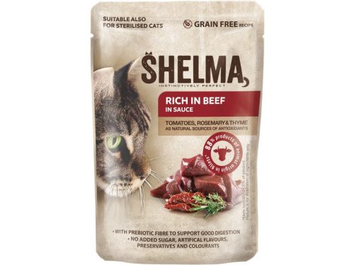 Shelma Cat marhahús paradicsom gyógynövények mártásban 85g