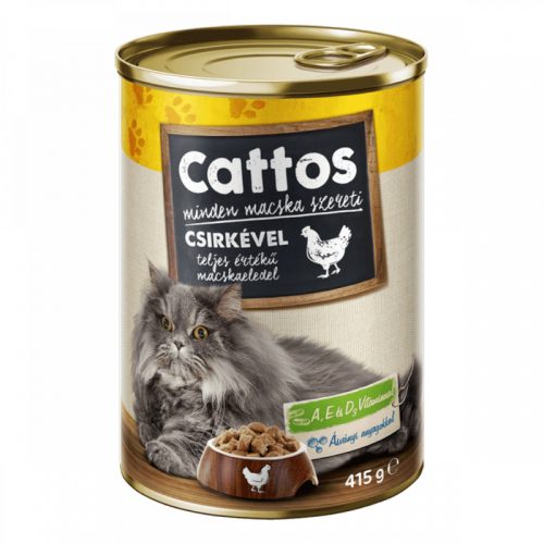 Cattos 415g Csirke