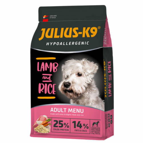JULIUS-K9 HighPremium 3kg ADULT Hypoallergenic Bárány és Rizs