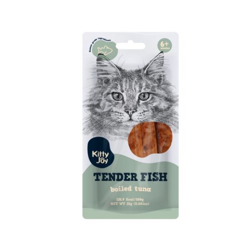 Kitty Joy Tender Fish párolt tonhal 25g jutalomfalat macskáknak