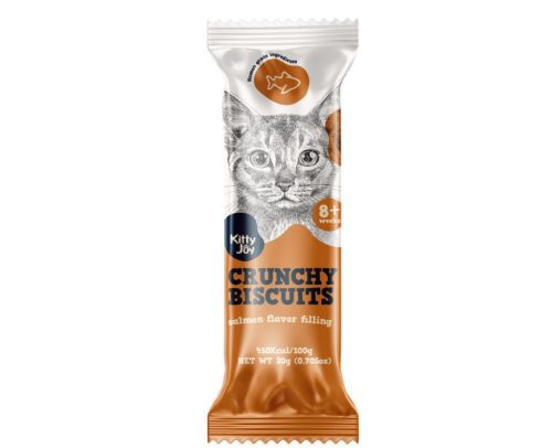 Kitty Joy CrunchyBiscuits lazacos keksz 20g jutalomfalat macskáknak