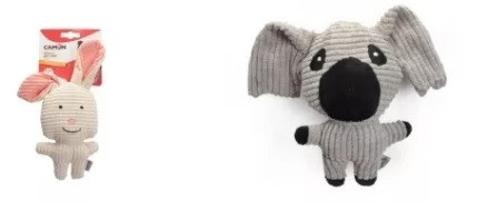Camon Sípoló poliészter játék koala/nyúl 18cm