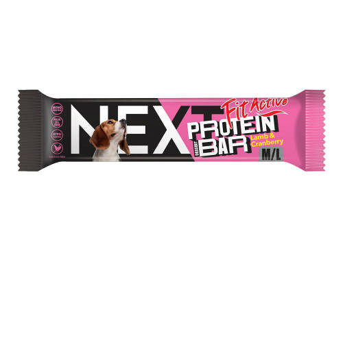FitActiveNEXT Protein dessert Bar 55g Bárány és Vörösáfonya jutalomfalat-klón