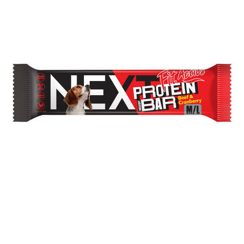 FitActiveNEXT Protein dessert Bar 55g Marha és vörösáfonya jutalomfalat