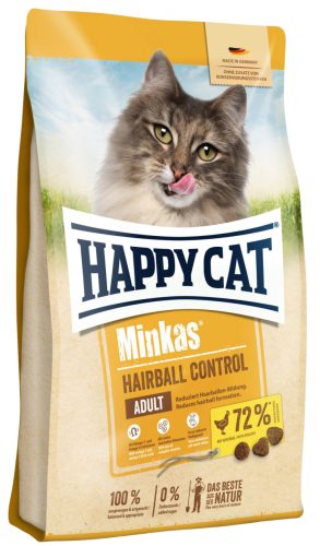 Happy Cat Minkas Hairball Control Baromfi 10kg