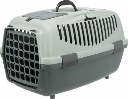 Trixie Be Eco Capri 2 szállítóbox (antracitszürke,szürkészöld) 8kg alatti kisállatok részére (37x34x55cm)