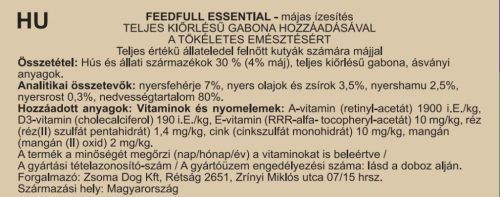 FEEDFULL Dog 1240g kutyakonzerv Májjal