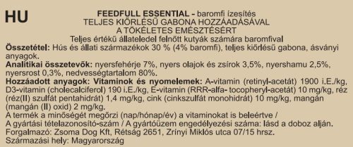 FEEDFULL Dog 1240g kutyakonzerv Baromfival