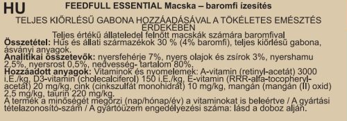 FEEDFULL Cat 415g macskakonzerv Baromfival