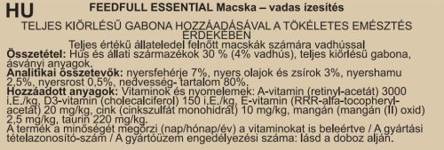 FEEDFULL Cat 415g macskakonzerv Vaddal