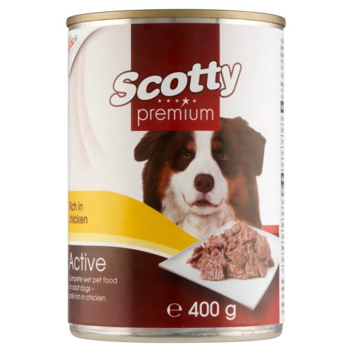 Scotty 400g kutyakonzerv Marhával