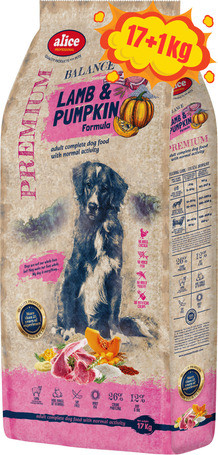 alicePROFESSIONAL 17+1kg Adult Balance Lamb&Pumpkin száraztáp