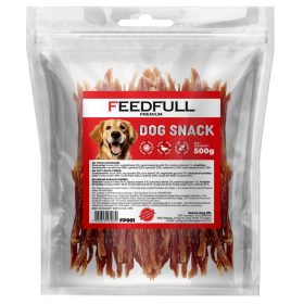   Feedfull Prémium Puha Kacsamell  csík kutya jutalomfalat 500g (FP001)