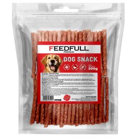   Feedfull Prémium Kacsa + Rizs puha rúd kutya jutalomfalat 500g (FP018)